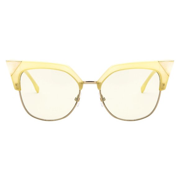 Fendi Accessories - FENDI FF 0149/S 040G YELLOW & SMOKE FL SILVER